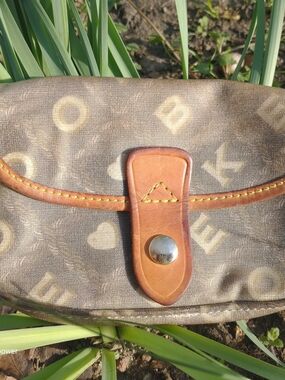 Dooney & Bourke Brown Monogram Coated Canvas Wristlet